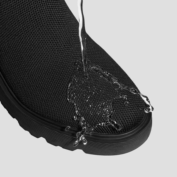 Vivaia Everly Chunky Platform Arch Support Flex Water RPT Travel Boots Black 7 - Picture 4 of 10